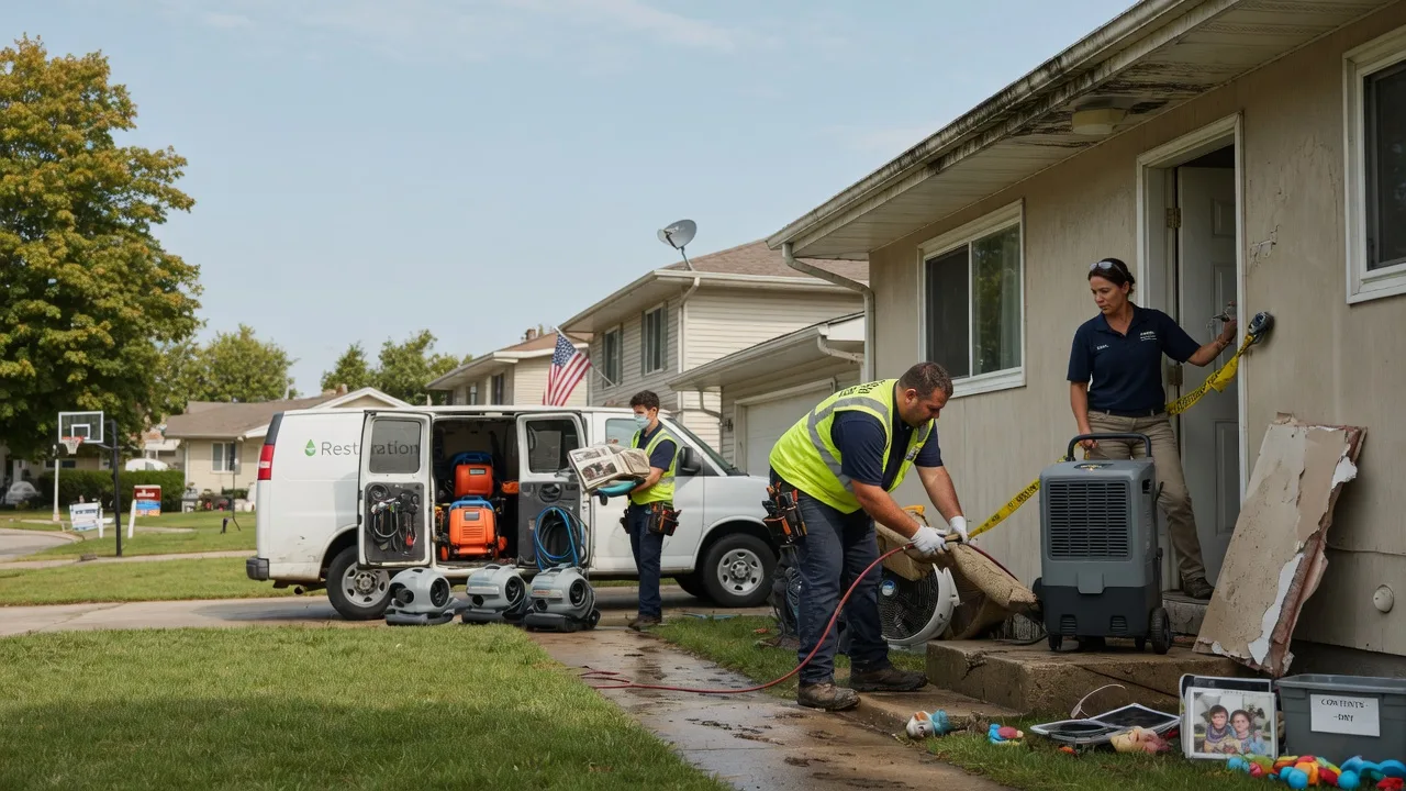 Water Damage Restoration in Round Top, TX near me